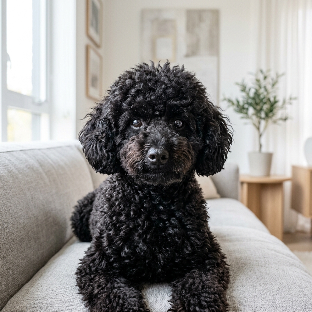 黑色toypoodle