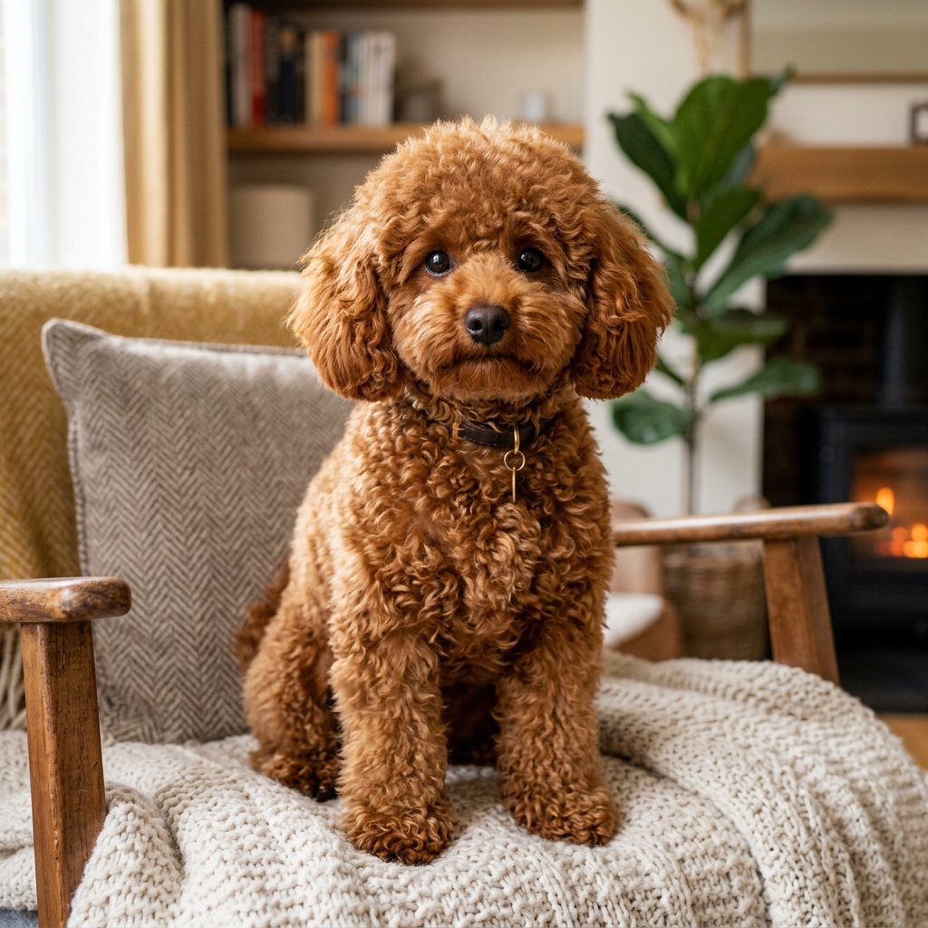 紅玩具貴賓犬