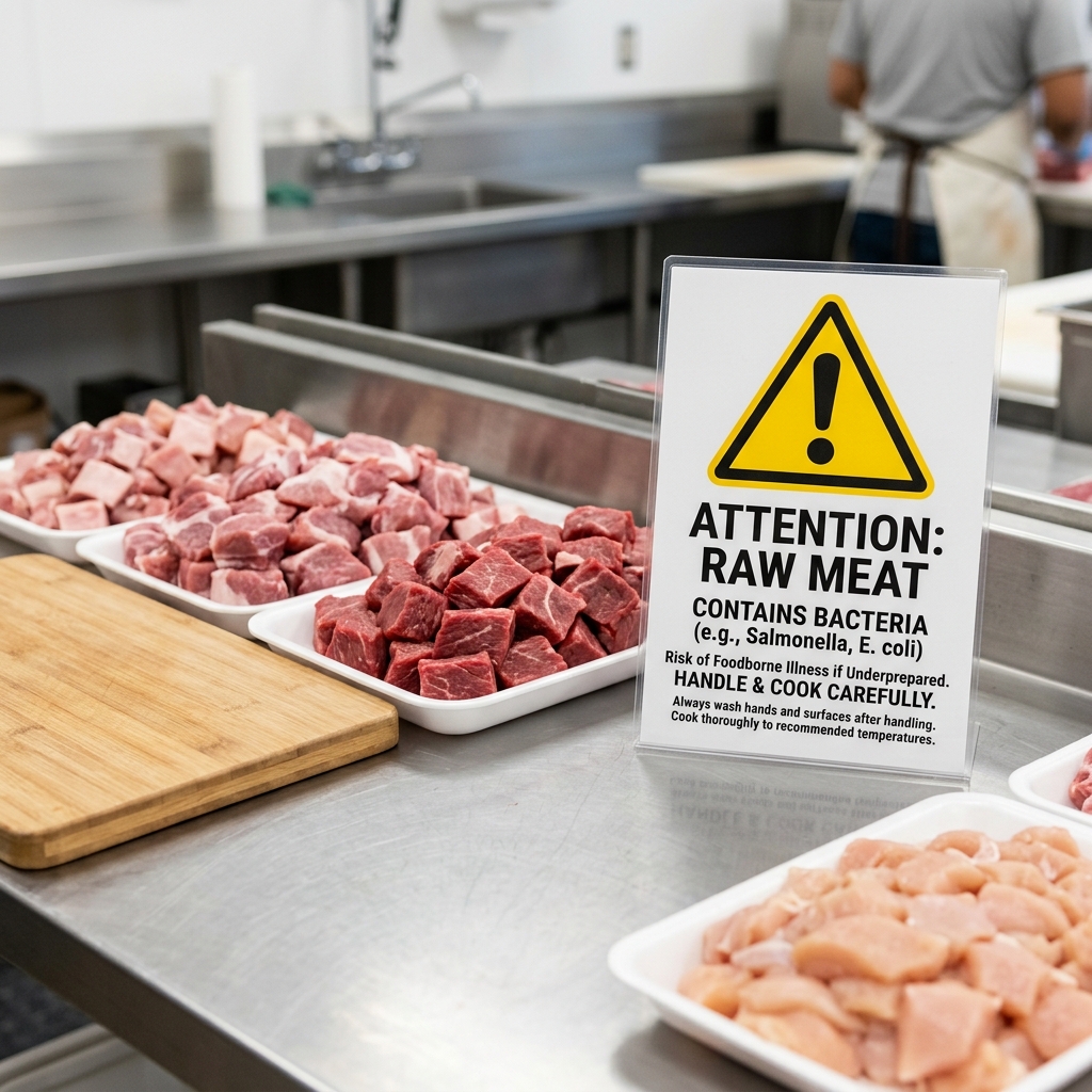 Warning about 生食